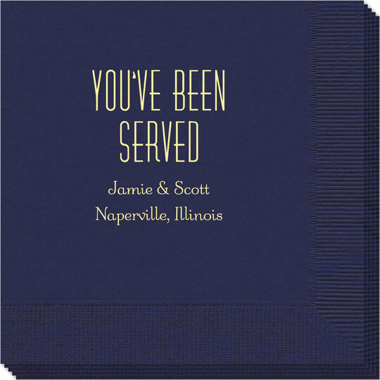 You've Been Served Napkins